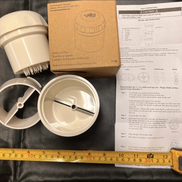 Brand New Spiral And Slice Hand-held Kitchen Tool - Picture 4 of 5